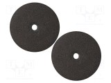 Disc de lustruit PG MINI 22mm pentru metale colorate, set 2 buc