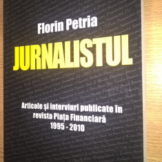 Florin Petria Jurnalistul - Articole si interviuri publicate in Piata Financiara