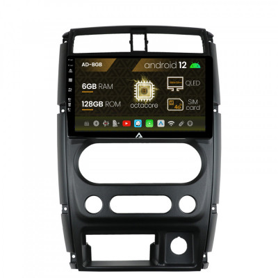 Navigatie Suzuki Jimny (2005+), Android 12, B-Octacore 6GB RAM + 128GB ROM, 9 Inch - AD-BGB9006+AD-BGRKIT315 foto