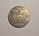 Ecuador 1 Un Sucre 1896 Piesa Superba de Colectie