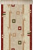 Traversa Covor Lotos 579 Crem / Grena Latime 120 cm Diverse Lungimi 1800 gr/mp