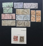 ROMANIA-lot cifra s.a.-stampilate