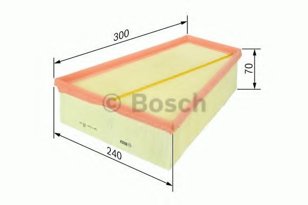 Filtru aer FORD MONDEO IV Turnier (BA7) (2007 - 2016) BOSCH F 026 400 109