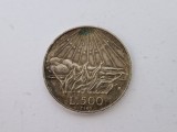 Italia 500 lire 1965 Argint, Europa