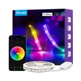 Banda LED Govee H618A RGBIC, 5 m, Sincronizare Muzica, Wifi si Bluetooth, Alexa , Google Asistant