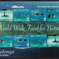 WWF 2016 RARATONGA Coala cu 2 serii de cate 4 timbre nestampilate MNH