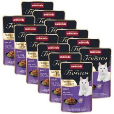 Animonda Vom Feinsten Cat Adult - fileuri de vanat ?i curcan 12 x 85 g foto