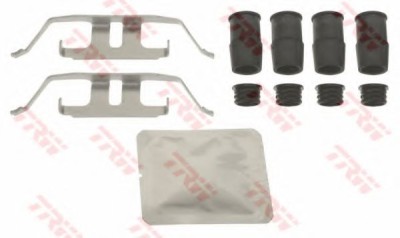 Set accesorii, placute frana BMW X3 (F25) (2010 - 2016) TRW PFK682 foto