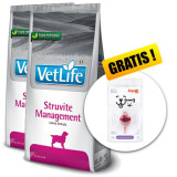 Cumpara ieftin Farmina Vet Life Struvite Management Canine 2x12 kg + Arpalit NEO GRATUIT