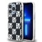 Husa iPhone 15 Pro DKNY IML Checkered Mono Pattern, negru, DKHCP15LHDLCEK