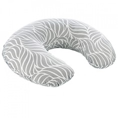 Perna pentru alaptat 2 in 1 Nursing Pillow, BabyJem Gri foto