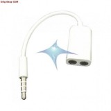 Adaptor Dual Audio Splitter Alb Jack 3,5mm Trendy8 Blister