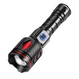 Lanterna LED cu zoom telescopic, reincarcabila, 80W