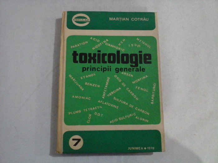 TOXICOLOGIE PRINCIPII GENERALE - MARTIAN COTRAU