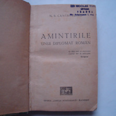 Amintirile unui diplomat roman - N. B. Cantacuzino (1944)