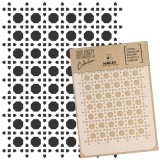 Reutilizabil Șablon - Craft - Scrapbooking // BRĂȚARĂ DE VIENA &ndash; RATTAN - A3 (30x42cm)
