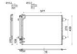 MAHLE AC 666 000S Condensator, climatizare