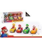 Set de 4 Căruțe cu Super Mario &icirc;n Cutie