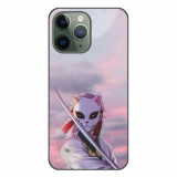 Husa compatibila cu Apple iPhone 11 Pro Silicon Gel Tpu Model Demon Slayer Sabito