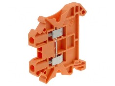 Conector de &Icirc;mbinare Șine 0.14-4mm&sup2; 2 Borne Portocaliu