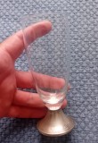 Pahar sticla cu talpa argint 835-Olanda