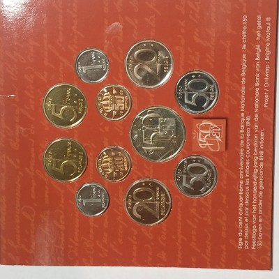 Set monede comemorative Belgia 2000 Proof foto