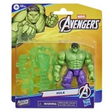 MARVEL AVENGERS ACTION VERS SET FIGURINA HULK SI ACCESORII 11.4CM
