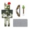 MINECRAFT CRAFT A BLOCK FIGURINA BOGGED 8CM