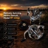 Mulineta Spinning pentru Pescuit, Model EF 4000