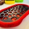 Sapuniera 3D, model Wave, Rosu Negru