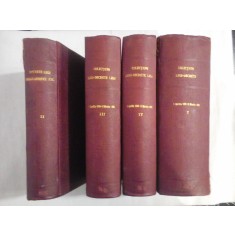 COLECTIUNE DE LEGI, DECRETE-LEGI, REGULAMENTE, DECRETE, DECIZIUNI MINISTERIALE - 1918-1922 - 4 volume