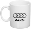 Cana alba personalizata "Audi", INOVATIX&reg;. 330ml, Oem
