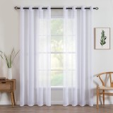 Set 2 Draperii, 140 x 200 cm, Alb - CN