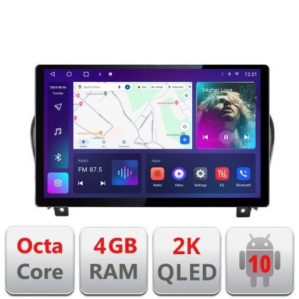 Navigatie dedicata Nissan Juke 2010-2015 N-JUKE Edonav ecran 13&quot; 2K 8 si 128 Android Waze USB Navigatie 4G 360 Toslink Youtube Rad CarStore Technology