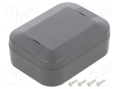 Carcasa universala TAKACHI 60mm x 80mm x 30mm WP ABS grafit IP67 foto