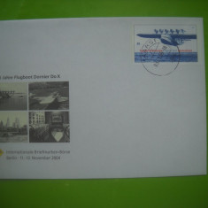 HOPCT PLIC S FDC 1190 GERMANIA 75 ANI HIDROAVION -AVION-2004