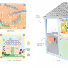 Casuta de joaca Mochtoys Graden Smart House Pastel