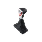 Nuca si manson schimbator de viteze Emzone, Compatibil cu Audi A3/A4/A5/A6/Q5/Q7, Piele ecologica/ABS,