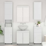 Cumpara ieftin Set de mobilier pentru baie TULUM 5 buc. Alb 60 x 34 x 63 cm