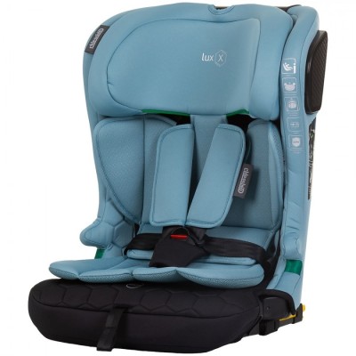 Scaun auto Chipolino Lux X I-Size 76-150 cm cu sistem Isofix pastel blue green foto