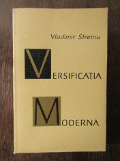 VERSIFICATIA MODERNA -VLADIMIR STREINU foto