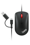 Cumpara ieftin Mouse LENOVO ThinkPad USB-C Wired Compact Mouse, 2400 dpi, Negru