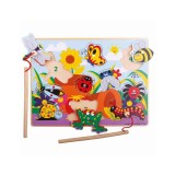 Joc de pescuit magnetic - Prietenii din gradina