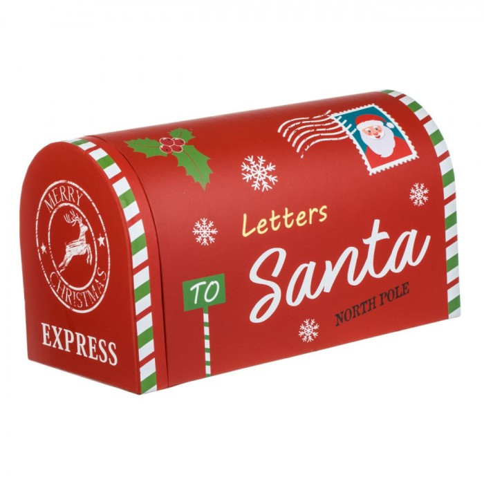 Cutie Scrisori, Model Letters to Santa, 25x12x14,3 cm, Roșu