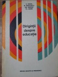 DIRIGINTII DESPRE EDUCATIE-V. GHICA, M. RADULESCU, GH. MOVILA, FL. CATAN