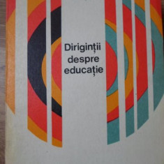 DIRIGINTII DESPRE EDUCATIE-V. GHICA, M. RADULESCU, GH. MOVILA, FL. CATAN