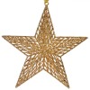 Ornament Brad Crăciun, Stea Aurie, 28 cm, Plastic, Oem