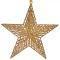 Ornament Brad Crăciun, Stea Aurie, 28 cm, Plastic