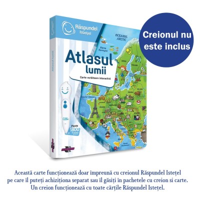 Raspundel Istetel, carte Atlasul lumii foto