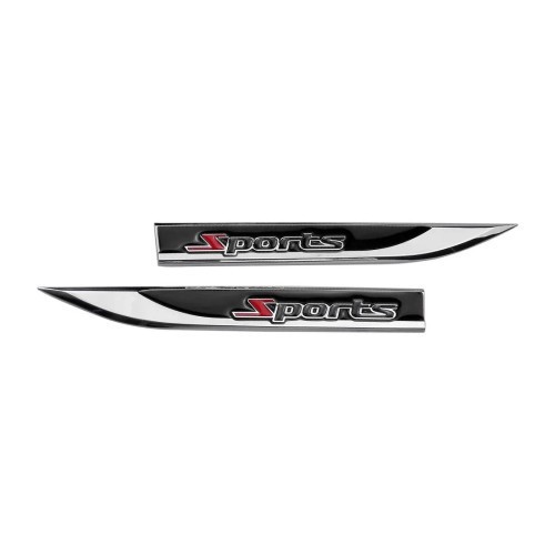 Ornament &quot;SPORTS&quot; metalic 14,6x1,8cm Cod: JST-05 Automotive TrustedCars